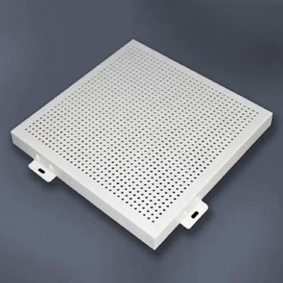 주문 장식용 외면 알루미늄 클래싱 패널, 구멍이 뚫린 금속 정면 패널 online manufacture