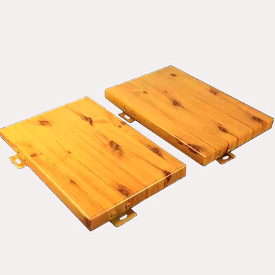 주문 2mm-6mm 알루미늄 벽장판 외관 / 인테리어 장식용 나무와 같은 색상 online manufacture