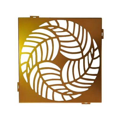 주문 알루미늄 뚫린 엽 금속 정면 패널, 외부 알루미늄 사이딩 패널 online manufacture