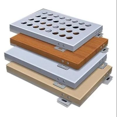 주문 레이저 절단 구멍 알루미늄 시트 건물 장식용 맞춤형 디자인 online manufacture
