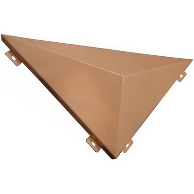 주문 삼각형 모양 3D 표면 건물 장식용 알루미늄 시트 online manufacture