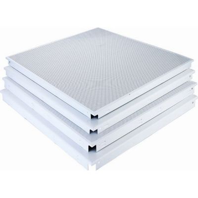 주문 쉽게 설치 알루미늄 천장 패널 300x300mm / 600x600mm online manufacture