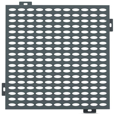 주문 커튼 벽 또는 천장 장식용 선택 색상 구멍 알루미늄 클래딩 패널 online manufacture