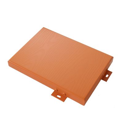 주문 건물 장식용 인위적 목재 색채로 된 기상 방지 알루미늄 클래딩 패널 online manufacture
