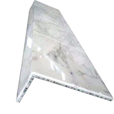 주문 모방 된 대리석 또는 자연 대리석 laminated 알루미늄 꿀집 패널 10-200mm 두께 online manufacture