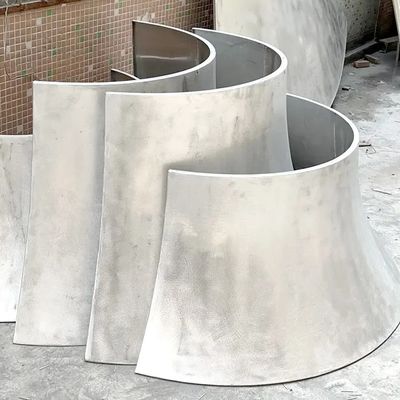 주문 건물 장식용 스타일리시 인 미적 디자인으로 겹 곡선 알루미늄 패널 online manufacture