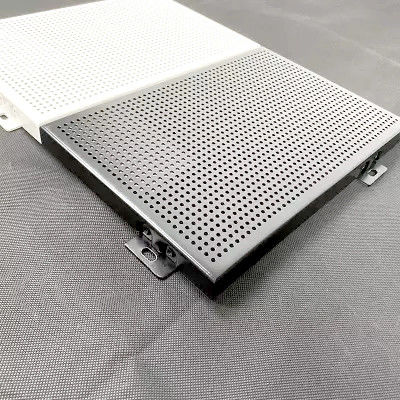 PVDF 코팅 외부 벽 장식 / 클래싱용 구멍 알루미늄 시트
