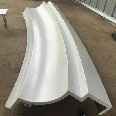 알루미늄 재료 장식용 3D 라이트 벽 장단 내부 외부 물결 벽 패널